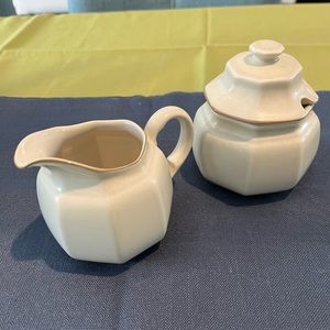 Vintage Mikasa romantics cream and sugar set